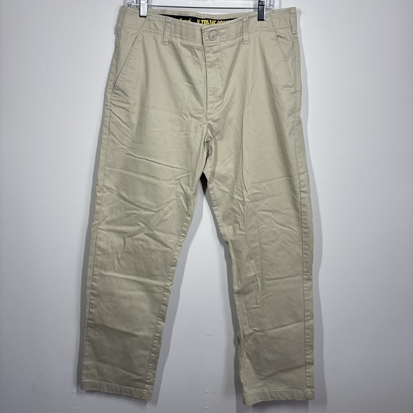 Lee Other - Lee Mens X-treme Comfort Chino Pants Size 34x32 Beige Cotton Blend Stretch